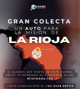 Colecta: Un auto para la misión de La Rioja